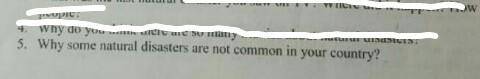 СОЧ ПО АНГЛИЙСКОМУ ответьте только на 5-ый вопрос ответьте 5. (перевод) Почему в Казахстане природны
