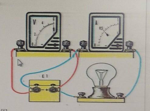 2A) Начертите схеrу электрической цен [5] 2 в)Запишите показания амперметра с учетом погрешности при