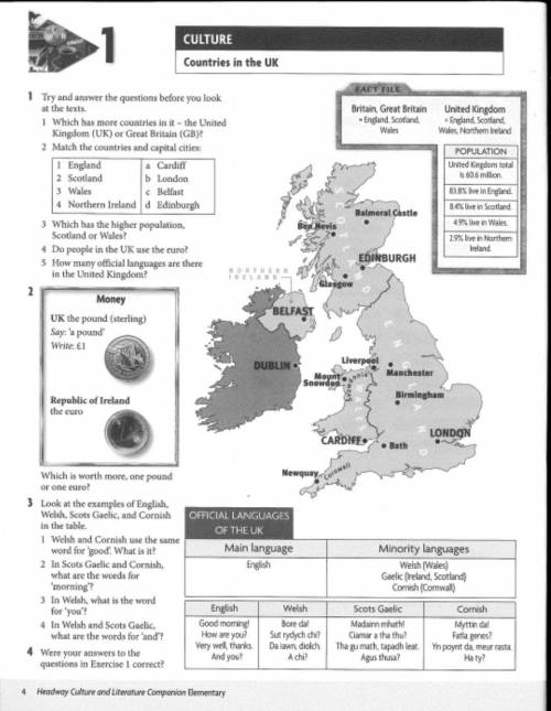 с дз по английскому первое фото - 1, 2, 3 упражнение - изучив карту и таблички с информацией ответит