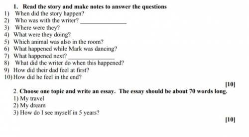 СРОСНО СОЧ 1. Read the story and make notes to answer the questions 1) When did the story happen? 2