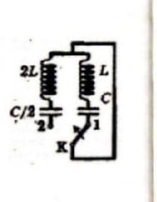 как изменится период собственных электромагнитных колебаний в контуре если ключ K перевести из полож
