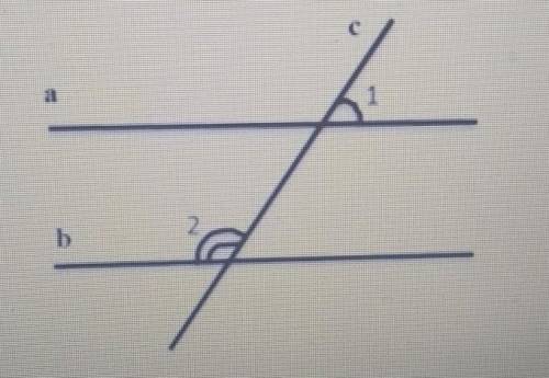 По данным рисунка найдите угол 1 , если a || b, и <2 = 110° ​