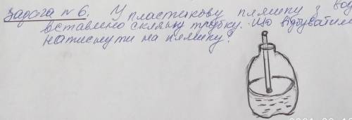 У пластикову пляшку з водою вставлено скляну трубку. Що відбуватиметься, якщо натиснути на пляшку? Ф