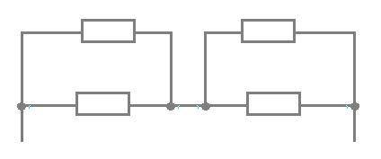 Рассмотри участок цепи, состоящий из одинаковых резисторов Какое количество теплоты выделится на дан
