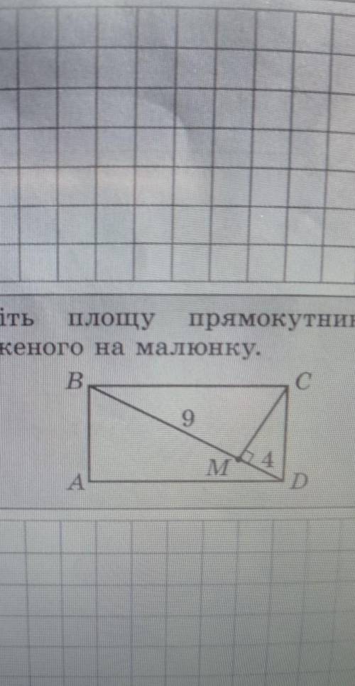 Знайдіть площу прямокутника авсд зображенона малюнку ​