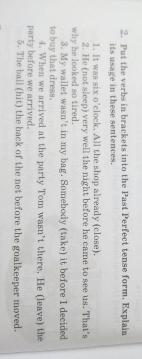 Вправа 2. Поставити дієслова у минулому доконаному часі. до іть❤​