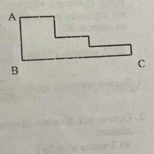 Для фигуры, изображенной на рисунке известно, что AB = а вс = b. Записать формулу для нахождения пер