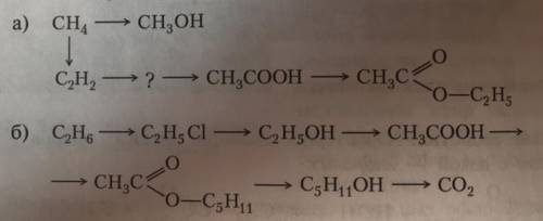 Составьте уравнение реакции, при которых можно осуществить следующие превращения: