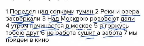 Спишите подчеркните главные и второстепенные челны предложения дайте характеристику предложением 1 П