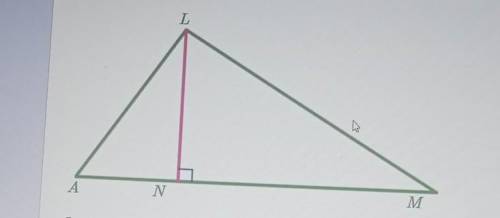 В треугольнике ALM проведена высота LN. Известно, что ∡ LAM = 31° и ∡ ALM = 138°.Определи углы треуг