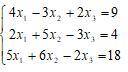 Дана система линейных уравнений. Решить систему a) по формулам Крамера, б) матричным .