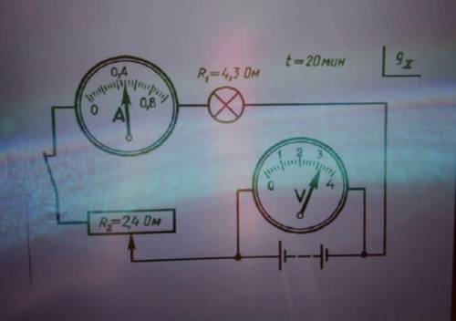 , заранее . 1.Определите цену деления амперметра 2.Определите цену деления вольтметра 3. Рассчитайте
