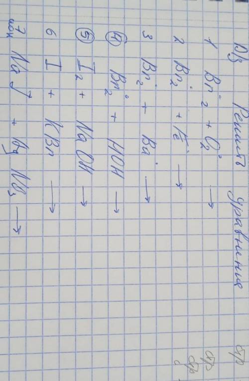 От химия 9класс только правильно ​4,5 ОВР надо сделать7 - ионное уравнение написать​