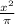 \frac{ {x}^{2} }{\pi}