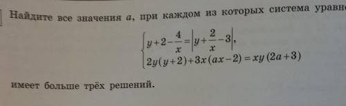 Параметр из ЕГЭ, 4 вариант Ященко 2021. Найти все а, при которых система имеет больше трёх решений.