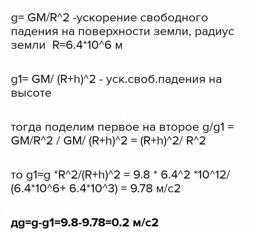 Екіпаж аеростата, що піднімається, періодично проводить виміри прискорення вільного падіння. На скіл