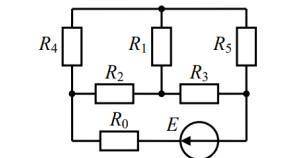 В кругу ЭДС источников питания уровне Е1, Е2, Е3, а опоры веток - соответственно R1, R2, R3, R4 (вкл