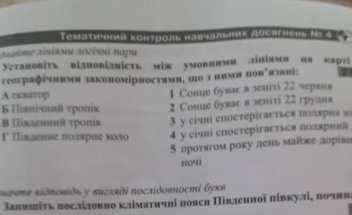 Установи відповідність між​