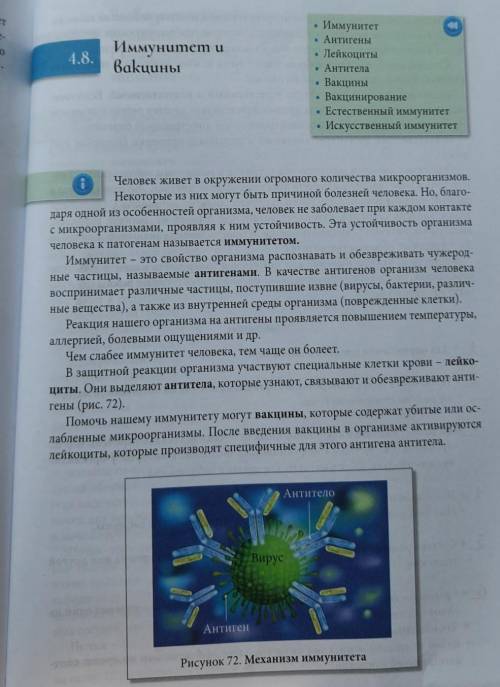 Составь рацион питания в период вспышки сезонного гриппа или другой эпидемии .скинула фото учебника