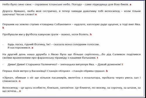 Указати послідовність єпізодів з творуТореадори з Васюківки​