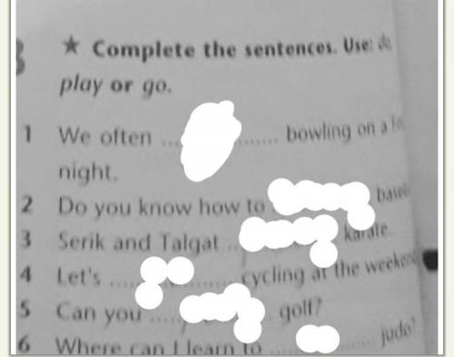 Complete the sentences. Use ga play or go. Ex 3. 5 class