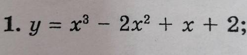 Y = x3 - 2x2 + x + 2;Найти производную функции​