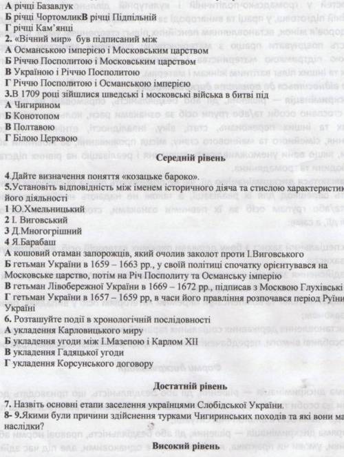 установіть відповідність між іменами історичних діячів та стислою характеристикою його діяльності :Ю