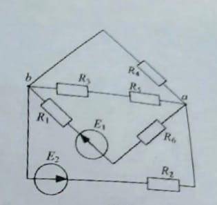 Е1=20 В, E2=50 B, J=3 A R1=6 R2=8 R3=5 R4=10 R5=9 R=4Определить: 1)токи всех ветвей методом Кирхгофа