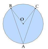 1. Дано: ∪ АВ = 112°, ∪ АС = 94°. Найти: ∠ BOC