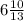 6\frac{10}{13}