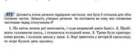 Накреслити схеми та розібрати речення ​