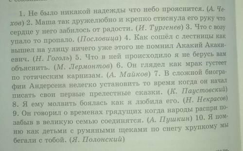 Выпишите вставляя пропущенные знаки препинания ,сначала сложноподчинённые предложения с союзами,а за