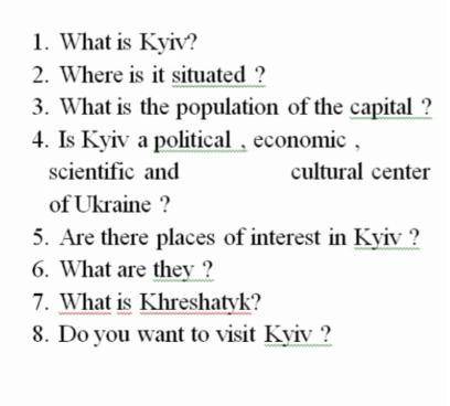 Перевести і відповісти на питання :Даю 35 б.