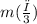 m( \frac{π}{3})