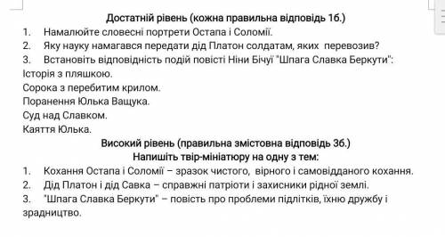 ответе на вопрос , напишите сочинение на украинском языке.​