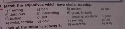 Match The adjectives which have similar meaning​