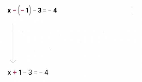 5. Решите уравнение: х-(-1) - 3 = -4.​