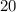 20%=\frac{20}{100}=0,2