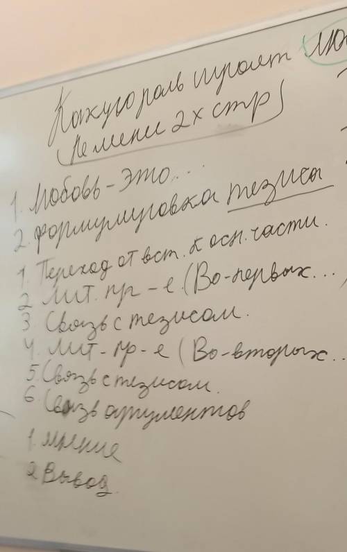 Какую роль играет любовь в жизни человека? составьте сочинение по плану. ​