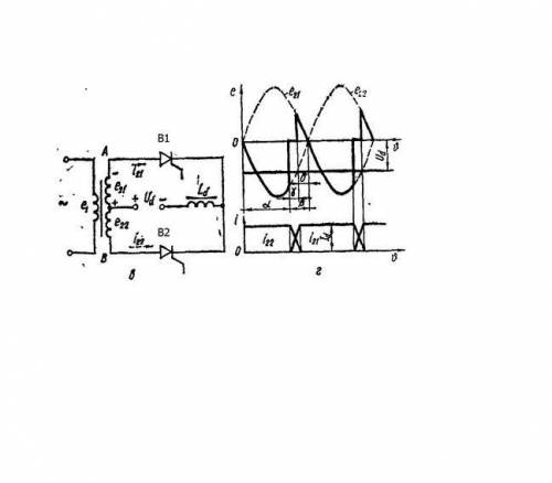 Как работает двухфазный инвертор?А если точнее то необходимо описать его работу.Диаграмму работы и с