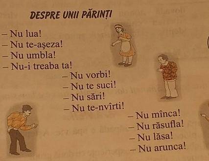 Puneți verbele din primele două strofe la imperativ plural (voi,Dvs.)​