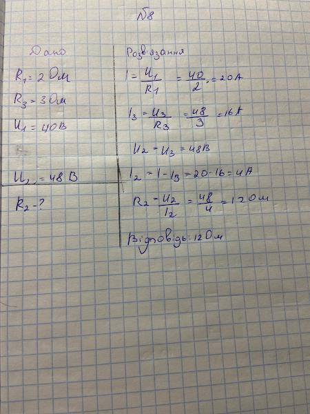 ГОТОВАЯ КР ПО ФИЗИКЕ Контрольна робота №4 з теми Електричний струм НАПИСАЛА НА 9 НЕПРАВИЛЬНО ТОЛЬКО