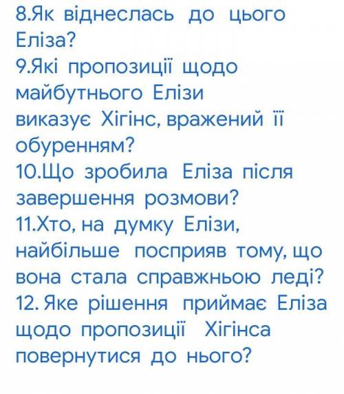 Это литературный диктант по п'єсою бернарда шоу „пігмаліон ”