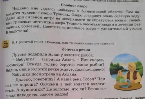 Солёное озеро Золотая речка План1. Тема текста2. Основная мысль текста3. Тип текста: описание или по