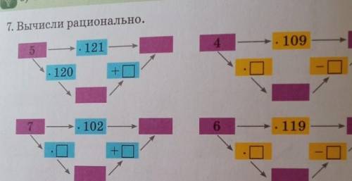 нужна 7. Вычисли рационально. 51214. 109.120+71026119​