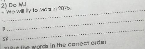 + We will fly to Mars in 2075.-?S? ​