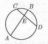 AB и CD - хорды, точка E - пересечение этих хорд. EB = 6 см AE = 12 см, но CE на 1 см короче ED. Рас