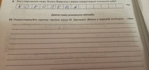 Охарактеризуйте лерычну героёню вирша Кныгы в червоний палитурци