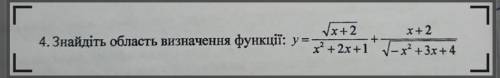 Знайдіть область визначення функц ​