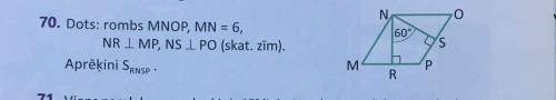 РЕШИТЬ 70зд ромб, детально дано на картинке(рисунке)